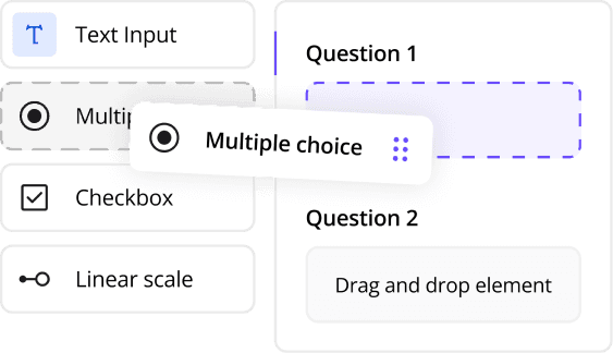 Custom form builder preview